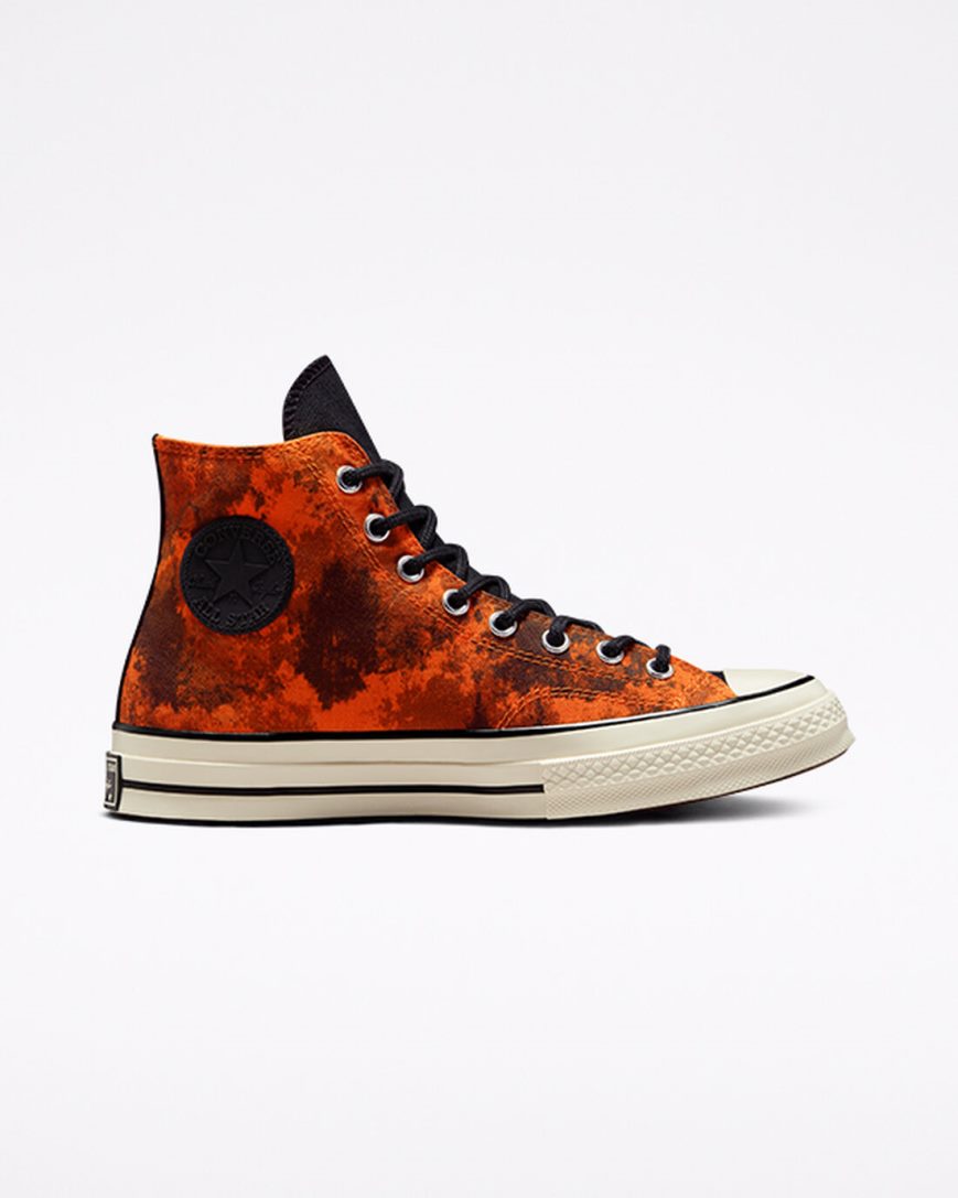 Dámské Boty Vysoké Converse Chuck 70 GORE-TEX® Oranžové Černé | CZ PVSU75